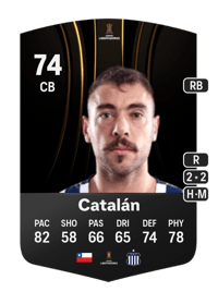 Matías Catalán CONMEBOL Libertadores 74 OVR