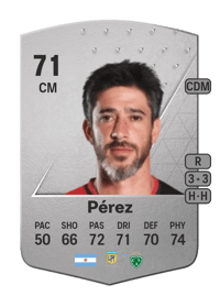 Pablo Pérez Common 71 OVR