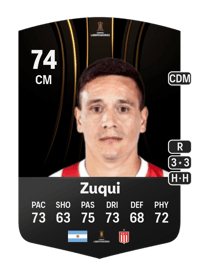 Fernando Zuqui CONMEBOL Libertadores 74 OVR