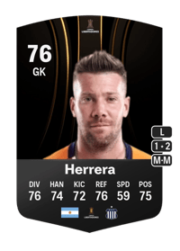 Guido Herrera CONMEBOL Libertadores 76 OVR