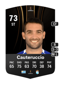 Martín Cauteruccio CONMEBOL Libertadores 73 OVR
