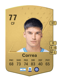 Joaquín Correa Common 77 OVR