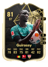Serhou Guirassy Team of the Week 81 OVR