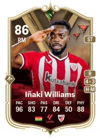 Iñaki Williams Ultimate Dynasties 86 OVR