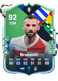 Marcelo Brozović UEFA EURO Path to Glory 92 OVR