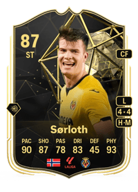 Alexander Sørloth Team of the Week 87 OVR