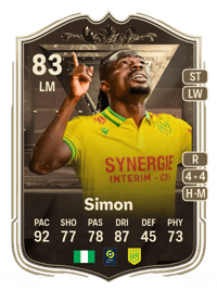 Moses Simon Centurions 83 OVR