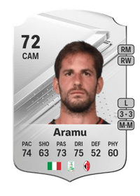 Mattia Aramu Rare 72 OVR
