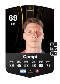 Gastón Campi CONMEBOL Libertadores 69 OVR