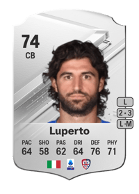Sebastiano Luperto Rare 74 OVR