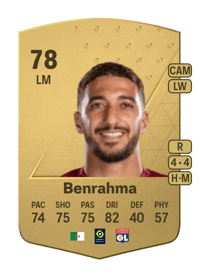 Saïd Benrahma Common 78 OVR