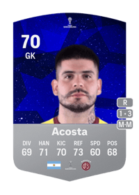Lucas Acosta CONMEBOL Sudamericana 70 OVR