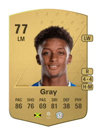 Demarai Gray Common 77 OVR