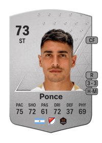 Ezequiel Ponce Common 73 OVR