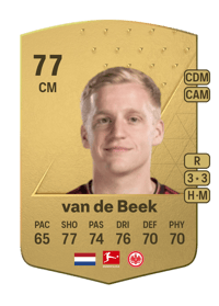 Donny van de Beek Common 77 OVR