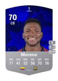 Víctor Moreno CONMEBOL Sudamericana 70 OVR
