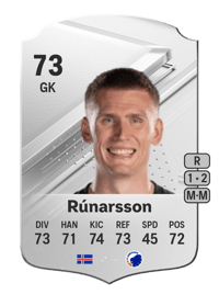 Rúnar Alex Rúnarsson Rare 73 OVR
