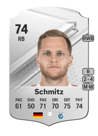 Benno Schmitz Rare 74 OVR