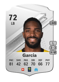 Ulisses Garcia Rare 72 OVR