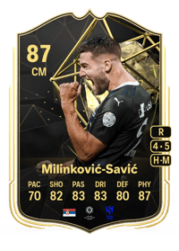 Sergej Milinković-Savić Team of the Week 87 OVR