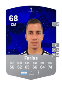 Agustín Farías CONMEBOL Sudamericana 68 OVR