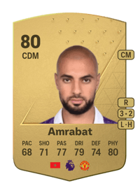 Sofyan Amrabat Common 80 OVR