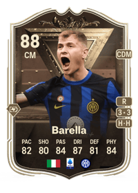 Nicolò Barella Centurions 88 OVR