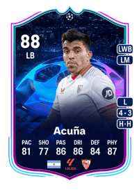 Marcos Acuña UCL Road to the Knockouts 88 OVR