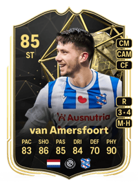 Pelle van Amersfoort Team of the Week 85 OVR
