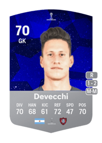 José Devecchi CONMEBOL Sudamericana 70 OVR