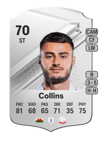 Aaron Collins Rare 70 OVR