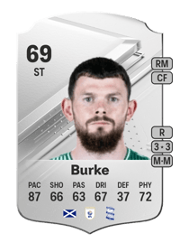 Oliver Burke Rare 69 OVR
