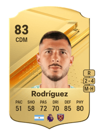 Guido Rodríguez Rare 83 OVR