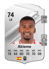 Akieme Rare 74 OVR