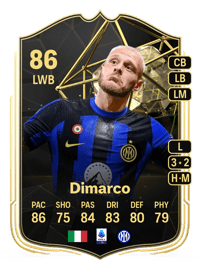Federico Dimarco Team of the Week 86 OVR