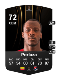 Baldomero Perlaza CONMEBOL Libertadores 72 OVR