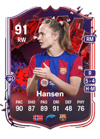 Caroline Graham Hansen Trailblazers 91 OVR