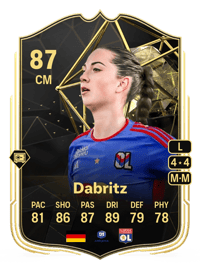 Sara Dabritz Team of the Week 87 OVR