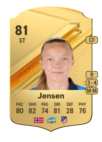 Synne Jensen Rare 81 OVR