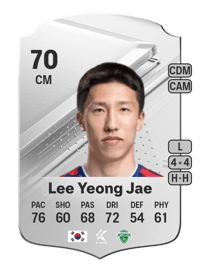 Lee Yeong Jae Rare 70 OVR