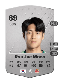 Ryu Jae Moon Common 69 OVR