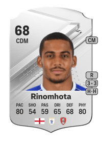 Andy Rinomhota Rare 68 OVR