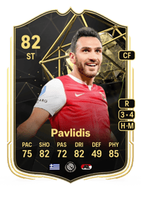 Vangelis Pavlidis Team of the Week 82 OVR