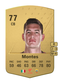 César Montes Common 77 OVR