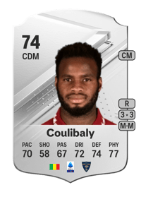 Lassana Coulibaly Rare 74 OVR