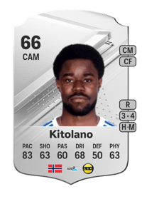 Eric Bugale Kitolano Rare 66 OVR