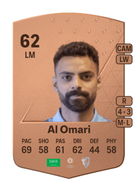 Hassan Al Omari Common 62 OVR