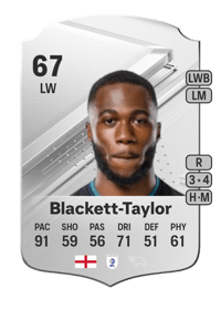 Corey Blackett-Taylor Rare 67 OVR