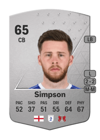 Jack Simpson Common 65 OVR