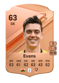 Owen Evans Rare 63 OVR